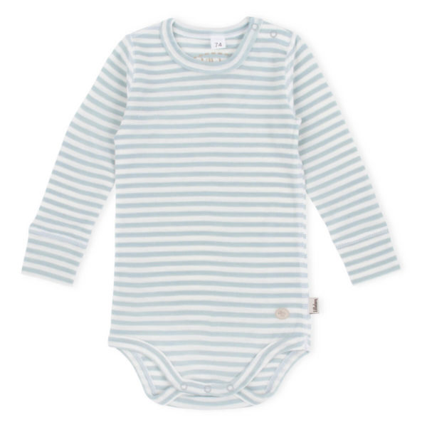 Lillelam_Ullbody striper_sjøgrønn Ullbody striper - Lillelam Ullbody striper sjøgrønn