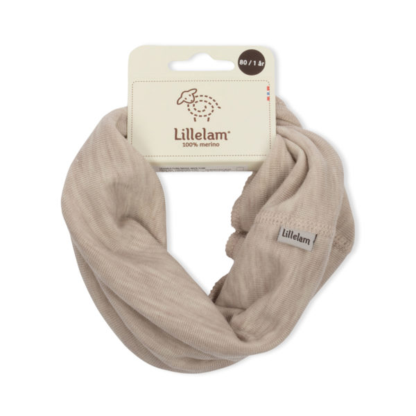 Ullhals tube - Lillelam Ullhals tube lys beige 3