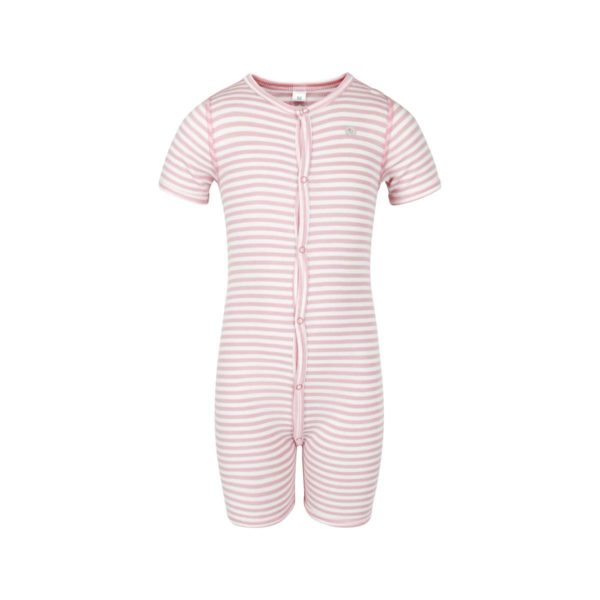 Ullpysj striper_rosa Ullpysj striper kort - Ullpysj striper rosa