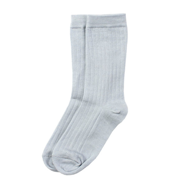 Tynne ullsokker fra Lillelam i fargen lyseblå