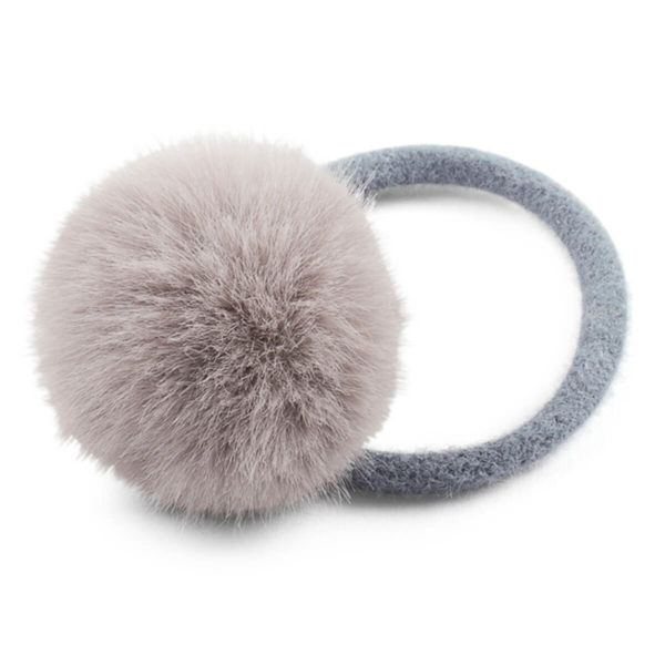 Hårstrikk m/dusk - Lillelam Hårstrikk med dusk lyseblå