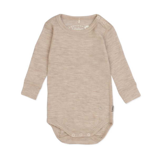 - Forside - Lillelam Ullbody lys beige 1 ullbody