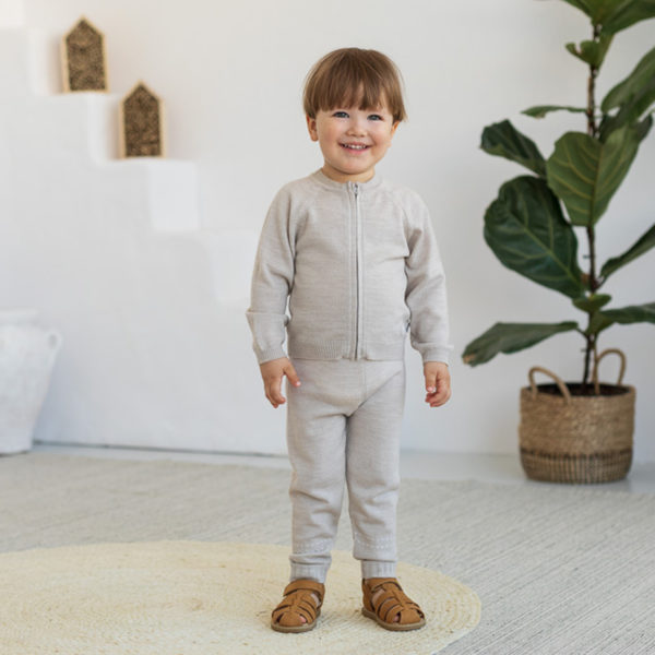 Lillelam_Bukse tynn classic_lys beige Jakke zip classic - Lillelam Bukse tynn classic lys beige