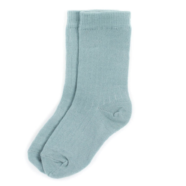 Tynne ullsokker fra Lillelam i fargen sjøgrønn