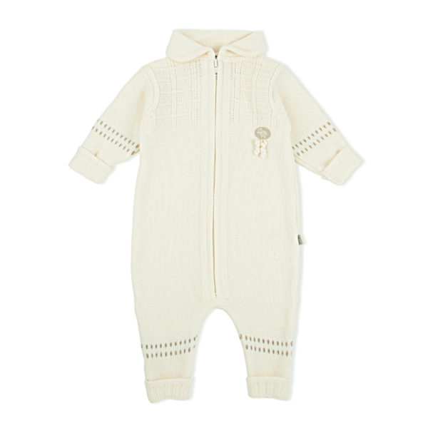 Sparkedress til baby i merinoull