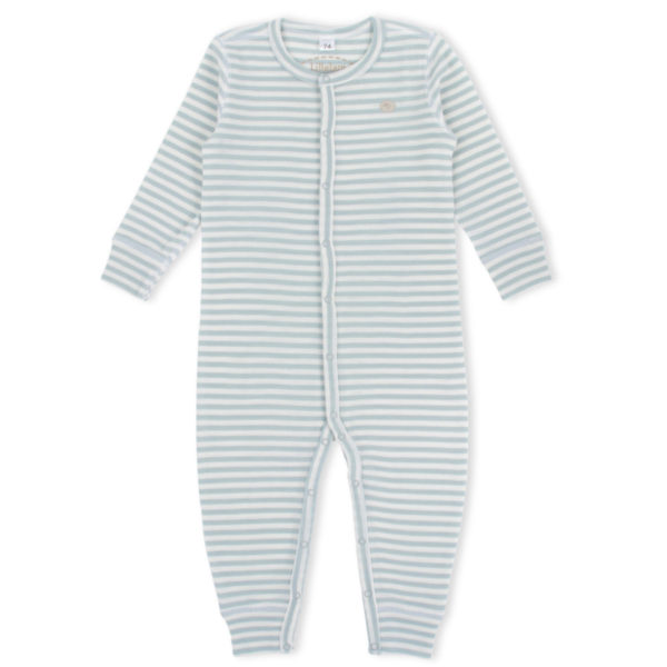 Lillelam_Ullpysj striper_sjøgrønn Ullpysj striper - Lillelam Ullpysj striper sjøgrønn