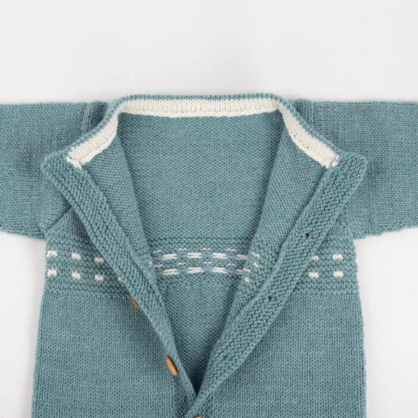 Lillelam håndstrikk_Sparkedress_sjøgrønn 4 Strikkepakke Classic sparkedress - Lillelam handstrikk Sparkedress sjogronn 4