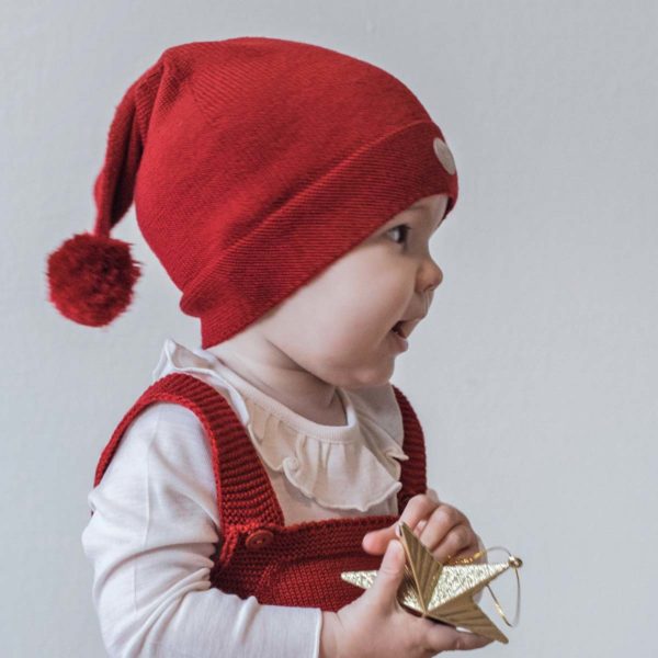 Lillelam_Nisselue_rød 2 Nisselue - Lillelam Nisselue rod 2