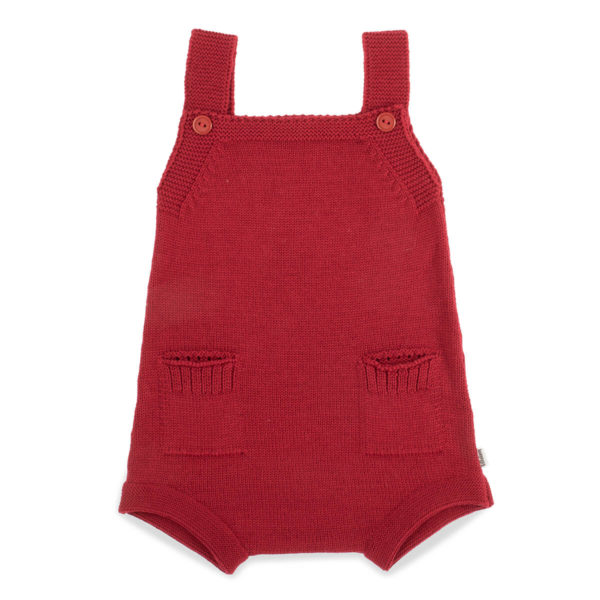 Romper m/lommer - Lillelam Romper jul med lomer rod