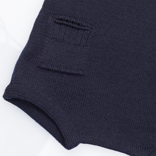 Romper m/lommer - Lillelam Romper lommer marine 3