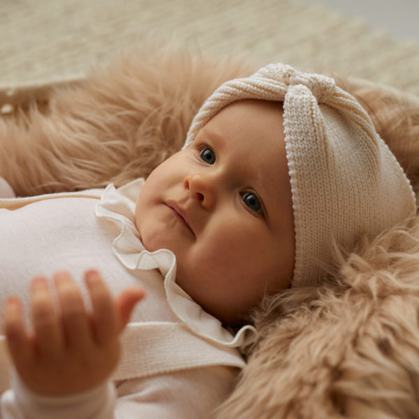 Baby Natur hodebånd_kremhvit Hodebånd Baby Natur - Baby Natur hodeband kremhvit