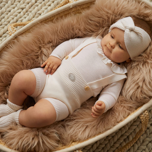 Romper Baby Natur - Baby Natur romper hvit