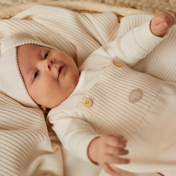 Baby Natur seledress_kremhvit Seledress Baby Natur - Baby Natur seledress kremhvit