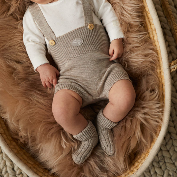 Romper Baby Natur - Baby Natur tofler lys beige
