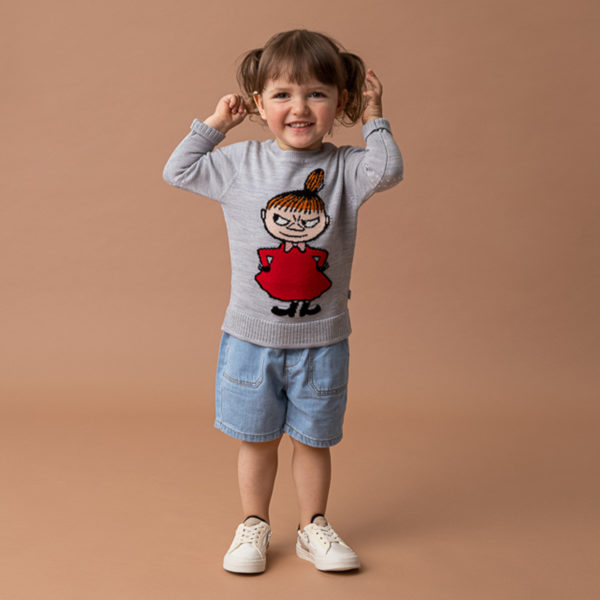 Lillelam_Genser Lille My_mellomgrå Genser Lille My - Lillelam Genser Lille My mellomgra