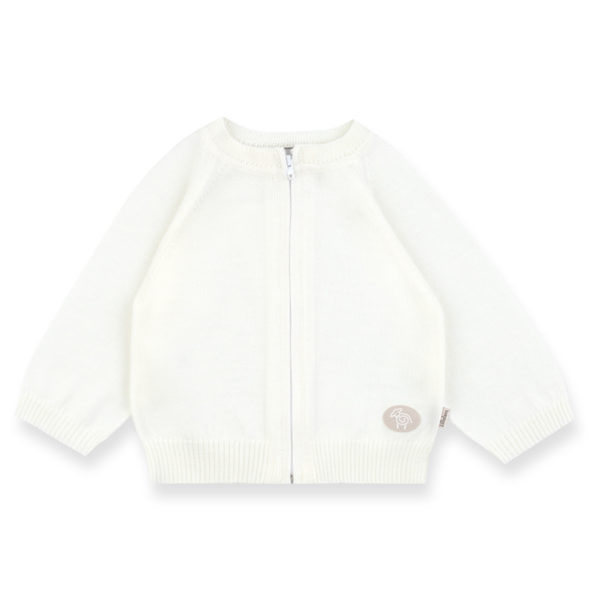 Lillelam_Jakke zip classic_hvit - Cardigan zip classic_hvit 1 Jakke zip classic - Lillelam Jakke zip classic hvit Cardigan zip classic hvit 1