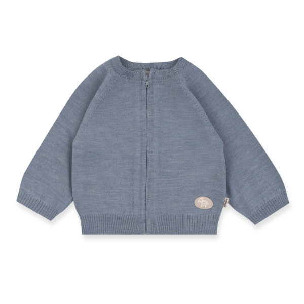 Lillelam_Jakke zip classic_mellomblå - Cardigan zip classic_medium blue 1 Jakke zip classic - Lillelam Jakke zip classic mellombla Cardigan zip classic medium blue 1