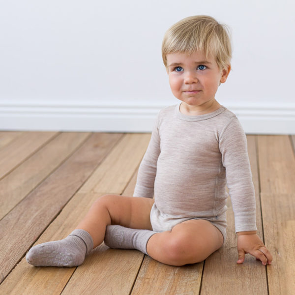 Ullsokk antiskli - Lillelam Ullsokk anitskli beige