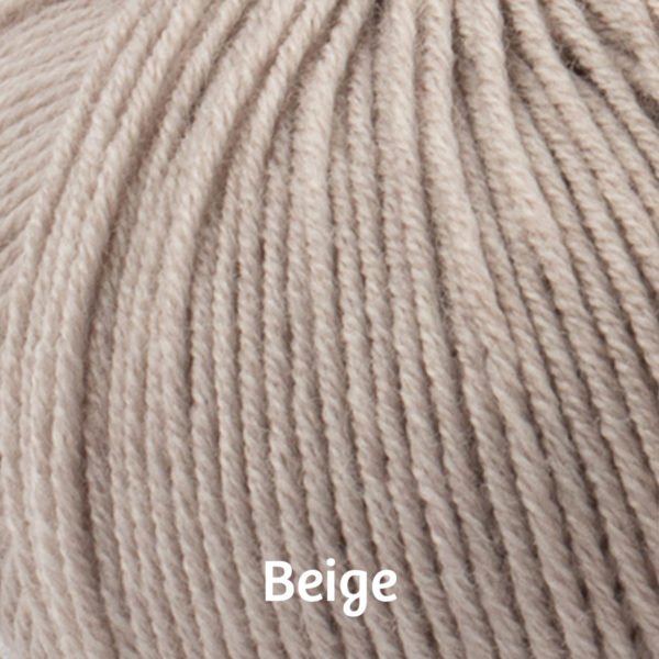 Beige garnnøste Strikkepakke Classic genser - Beige garnnoste